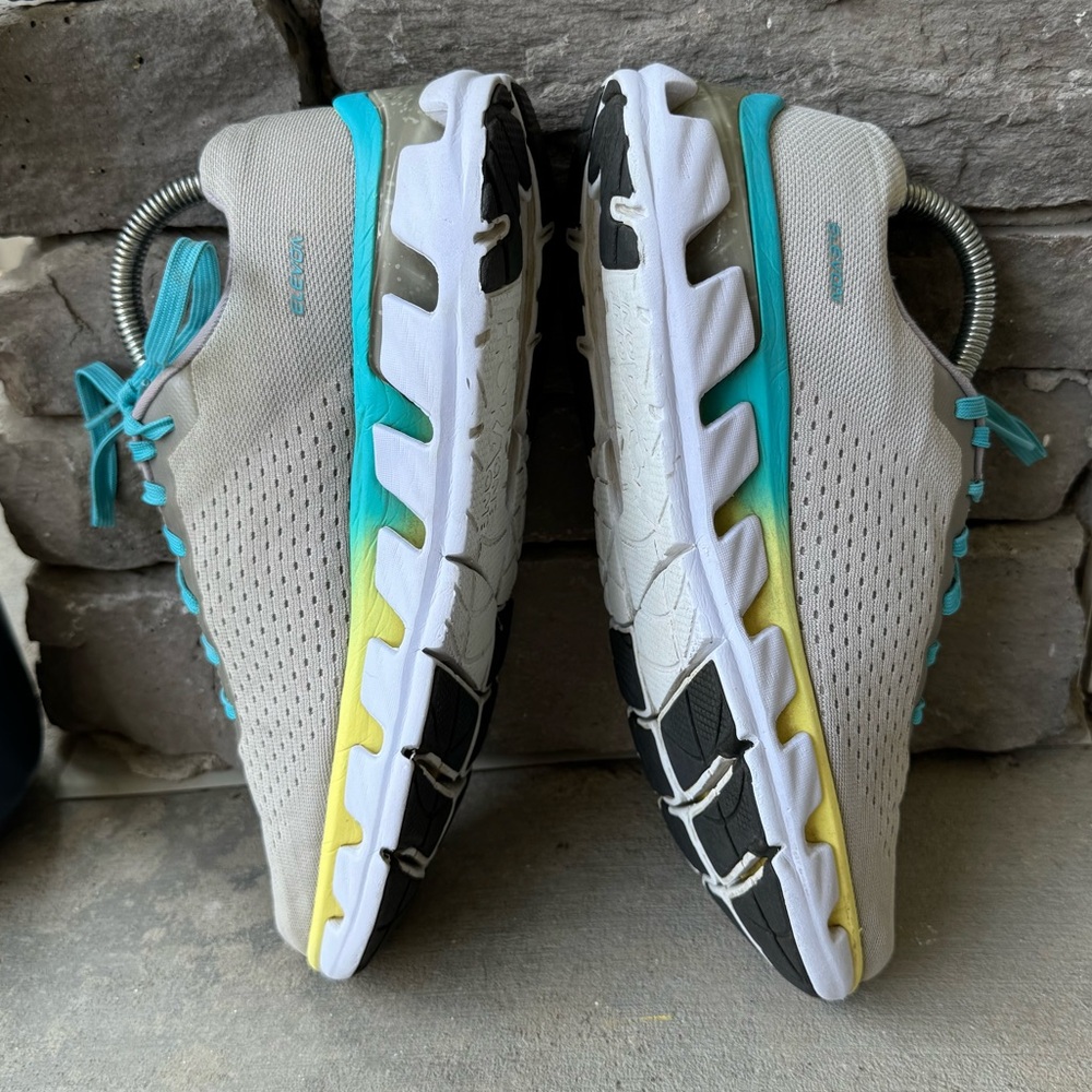 HOKA Women's Lightweight Running Shoe - Teal & Pale Gray - Picture 6 of 11